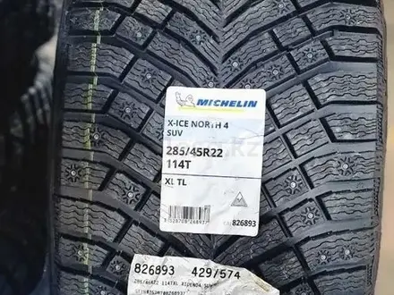 Michelin X-Ice North 4 SUV 285/45 R22 114T за 450 000 тг. в Астана – фото 8