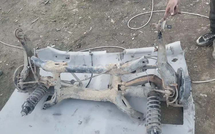 Mitsubishi Lancer 2013 год задняя балка в сборе амортизаторы супер рычаги за 1 000 тг. в Алматы