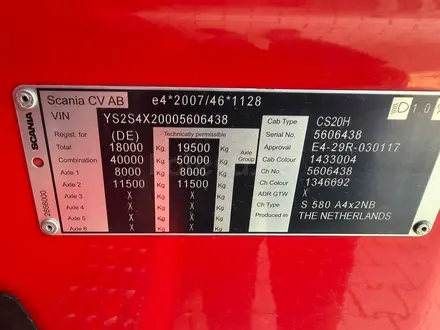 Scania  S-Series 2020 года за 58 000 000 тг. в Алматы – фото 4