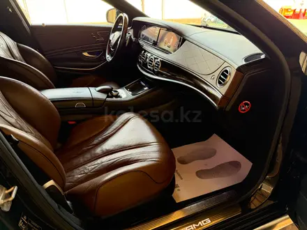 Mercedes-Benz S 63 AMG 2014 года за 30 000 000 тг. в Астана – фото 14