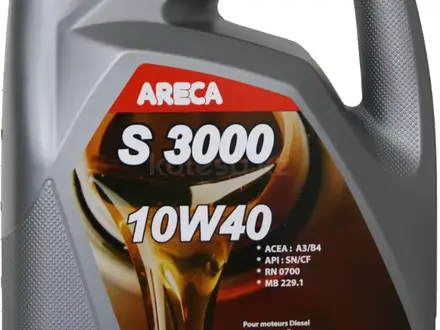 Моторное масло ARECA s3000 10w40 5L за 12 600 тг. в Алматы
