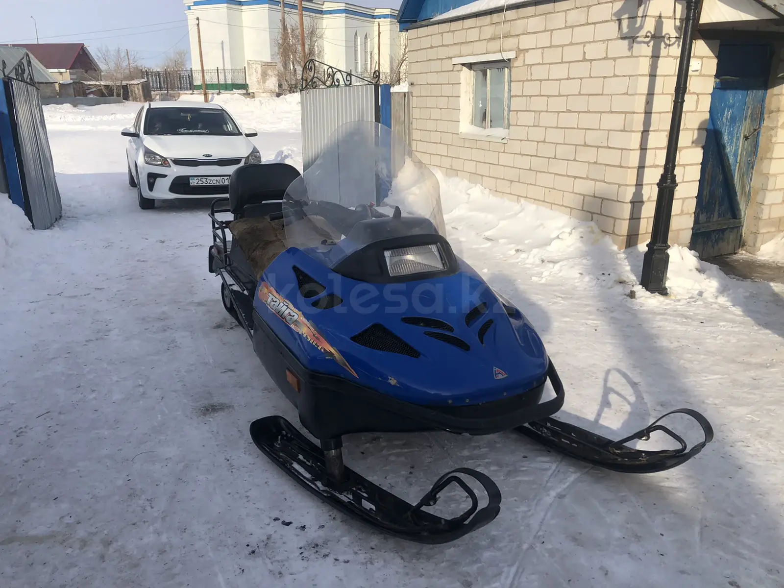 Крепление номера на снегоход Тайга