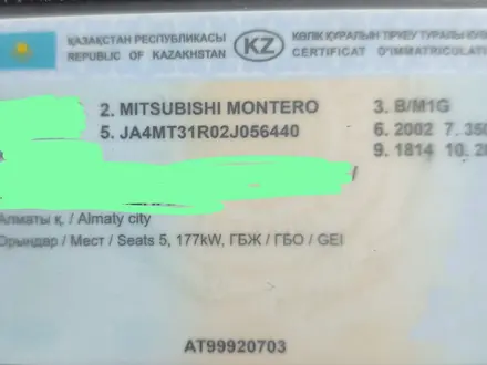 Mitsubishi Montero Sport 2002 года за 5 000 000 тг. в Алматы – фото 23