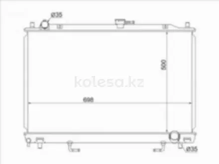 Радиатор двигателя за 31 350 тг. в Павлодар