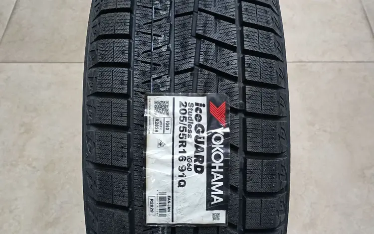 Зимние 205/55R16 YOKOHAMA iG60. за 39 700 тг. в Алматы