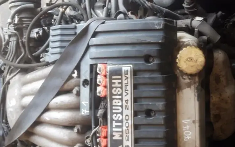Двигатель 6A13 2.5л V6 24 клапан Mitsubishi Galant за 300 000 тг. в Шымкент