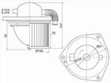 Мотор печки, моторчик печки за 12 600 тг. в Караганда