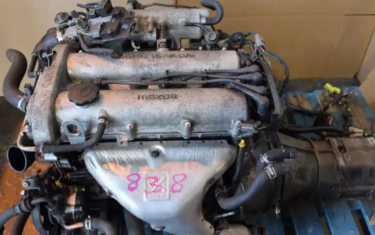 Двигатель Mazda 1.6 16V B6 (SOHC) Инжектор + за 230 000 тг. в Тараз