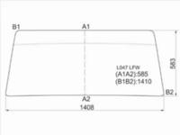 Стекло лобовое в резинку MITSUBISHI PAJERO 3/5D 82-91/HYUNDAI GALLOPER 3/5Dүшін16 700 тг. в Астана