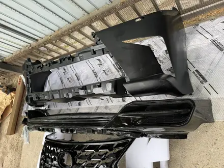 Передний бампер губа на Лексус 570 херитейдж за 90 000 тг. в Алматы – фото 2