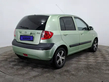 Hyundai Getz 2007 года за 2 990 000 тг. в Астана – фото 5