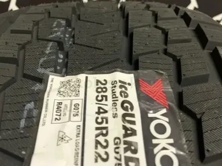 Yokohama Ice Guard SUV G075 285/45 R22 114Q ЗАМЕНА НА 295 40 22үшін300 000 тг. в Алматы