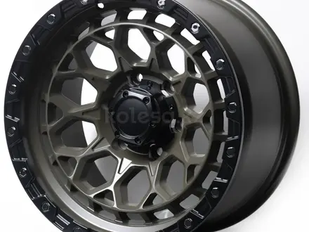 Fuel RGW 8892 R17x9J 6x139.7 ET0 Dia 110 GREEN + black lip polish за 300 000 тг. в Алматы