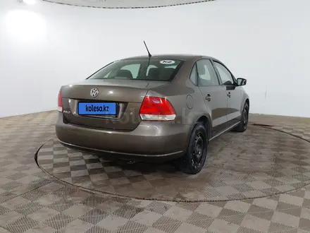 Volkswagen Polo 2015 года за 3 040 000 тг. в Шымкент – фото 5