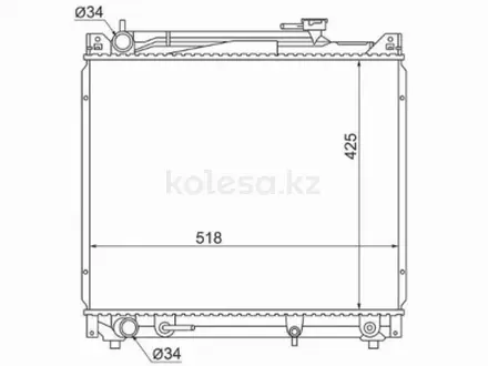 Радиатор двигателя за 24 250 тг. в Астана