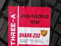 265/50R20. Three-A. Shark-Z02үшін44 300 тг. в Шымкент