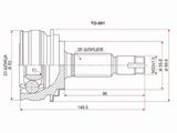 Шрус, граната наружняя за 8 850 тг. в Астана