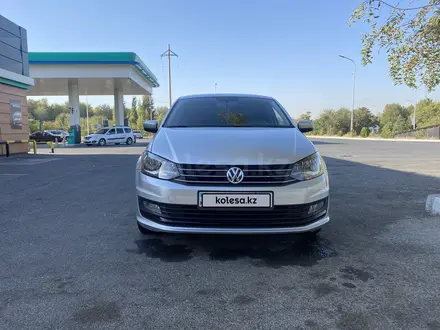 Volkswagen Polo 2018 года за 6 500 000 тг. в Шымкент – фото 10