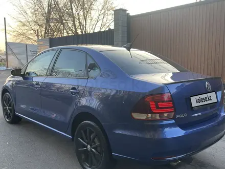 Volkswagen Polo 2018 года за 6 500 000 тг. в Алматы – фото 4