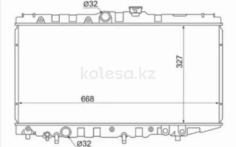 Радиатор двигателя за 21 700 тг. в Астана