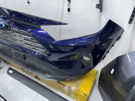 Бампер передний Toyota RAV4 2019-2024 (б’ у) ORIGINAL (в сборе) за 10 000 тг. в Алматы – фото 9
