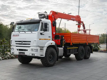 КамАЗ  43118 6x6 бортовой автомобиль с КМУ 2025 года за 59 000 000 тг. в Актобе