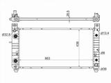 Радиатор двигателя за 58 500 тг. в Шымкент